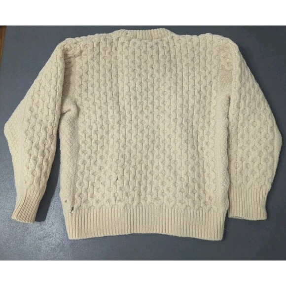 Women's Kilspindie 100% Pure Wool Sweater Ivory Size Large (Fits small) READ - Picture 2 of 8